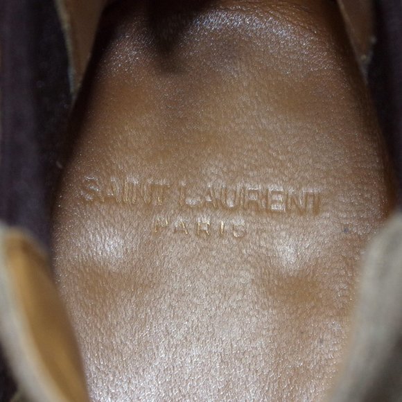 Saint Laurent Wyatt Chelsea Boot in Tobacco Suede. Size 41 8 M - Picture 9 of 13